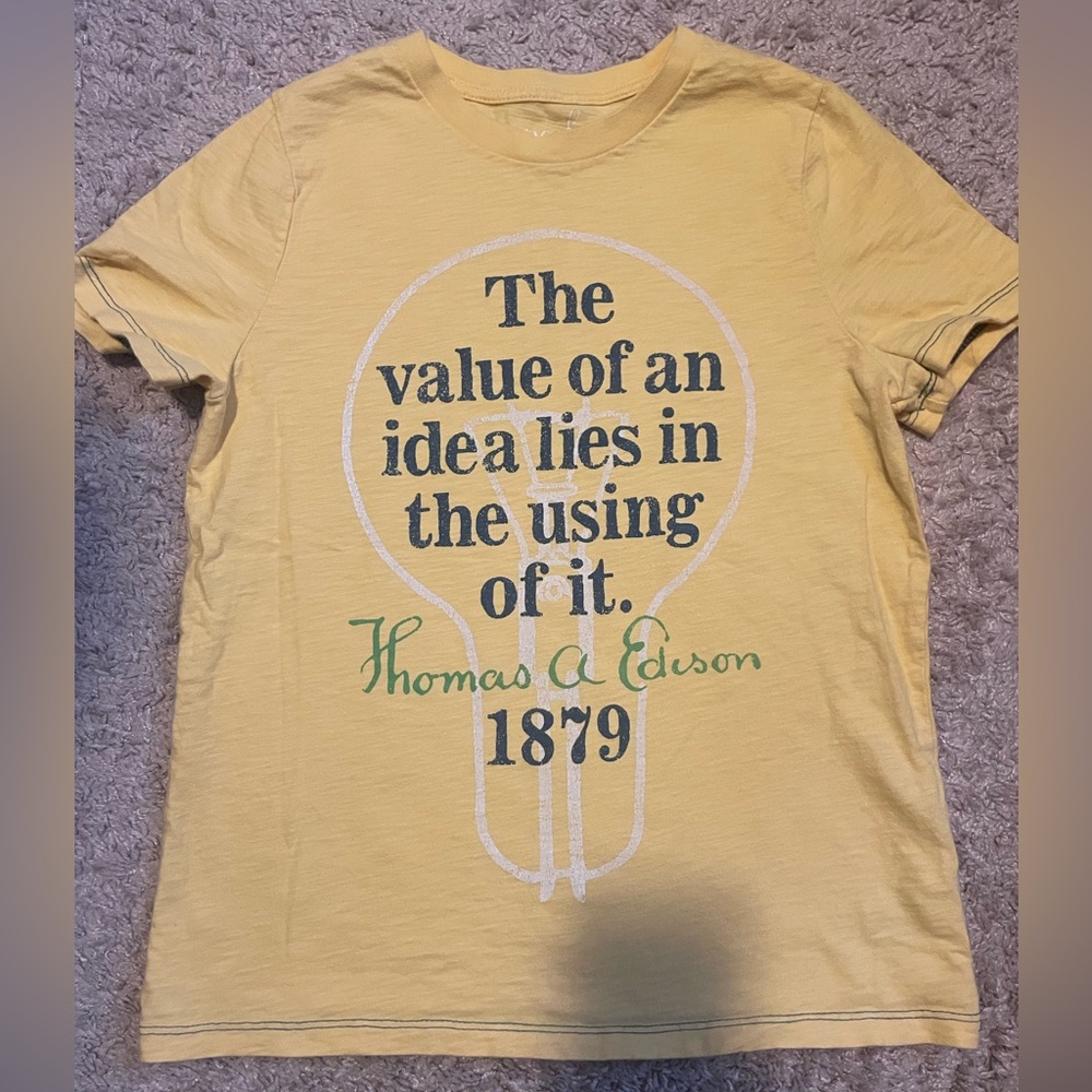 Boys Peek Thomas Edison Graphic Tee